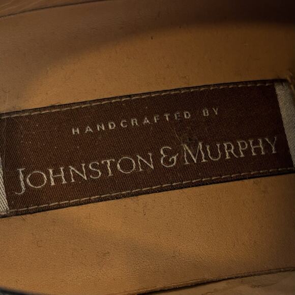 Johnston&Murphy Handcrafted Italy Black Patent Leather Lace Up Oxford Men 8.5 M main image 10